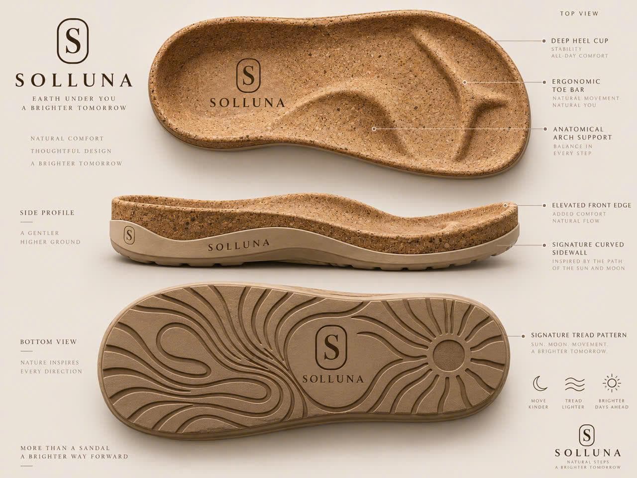 Solluna footbed construction study